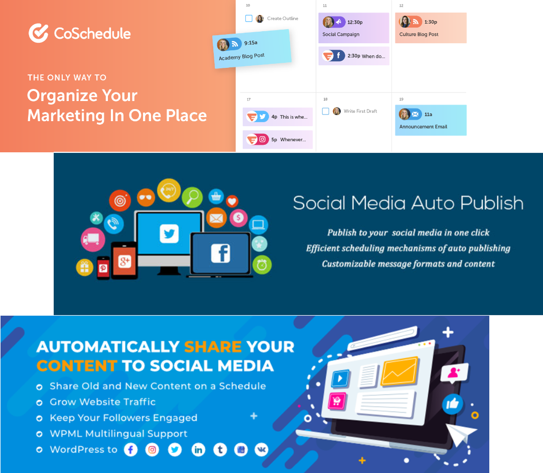 Website to Social Media Auto-Posting Plugins