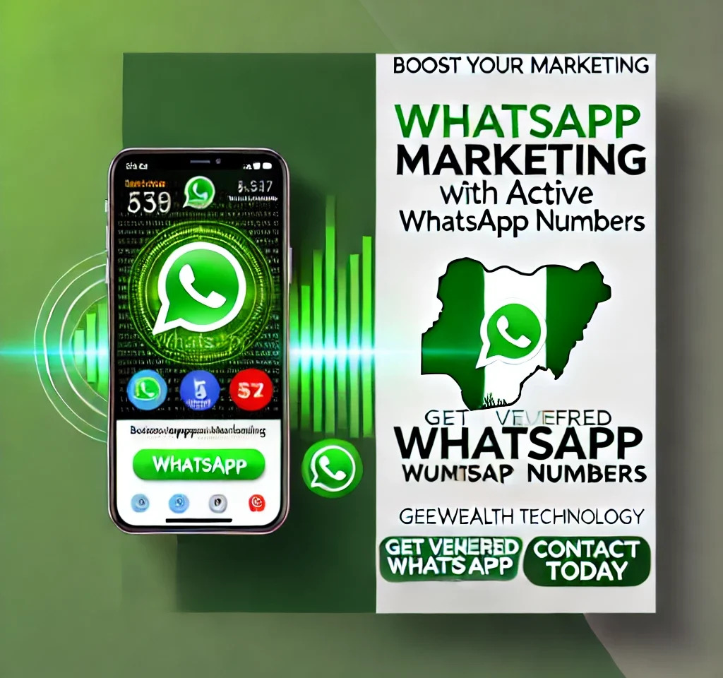 Active Nigerian WhatsApp Numbers Database