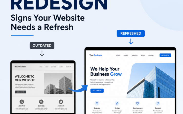 Business website redesign