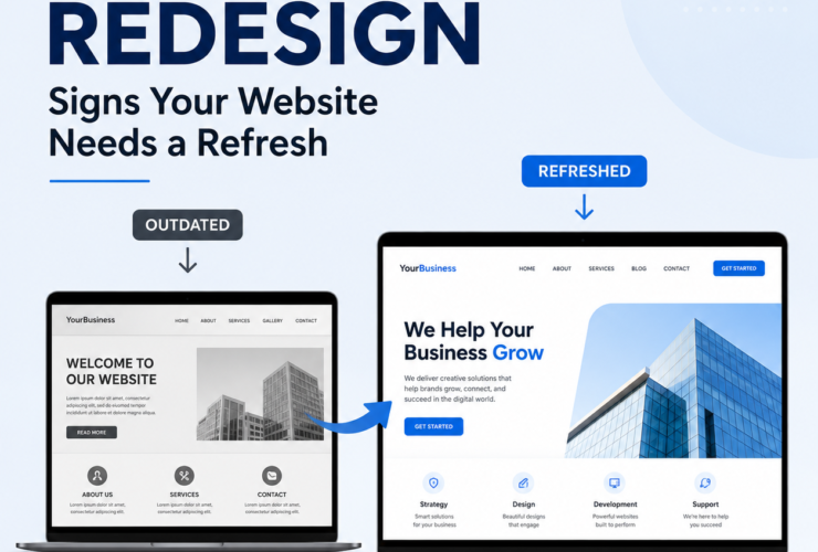 Business website redesign