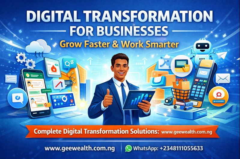 Digital Transformation for Businesses/ tell your brand story/ Mistakes Businesses Make/ Reach Thousands of People